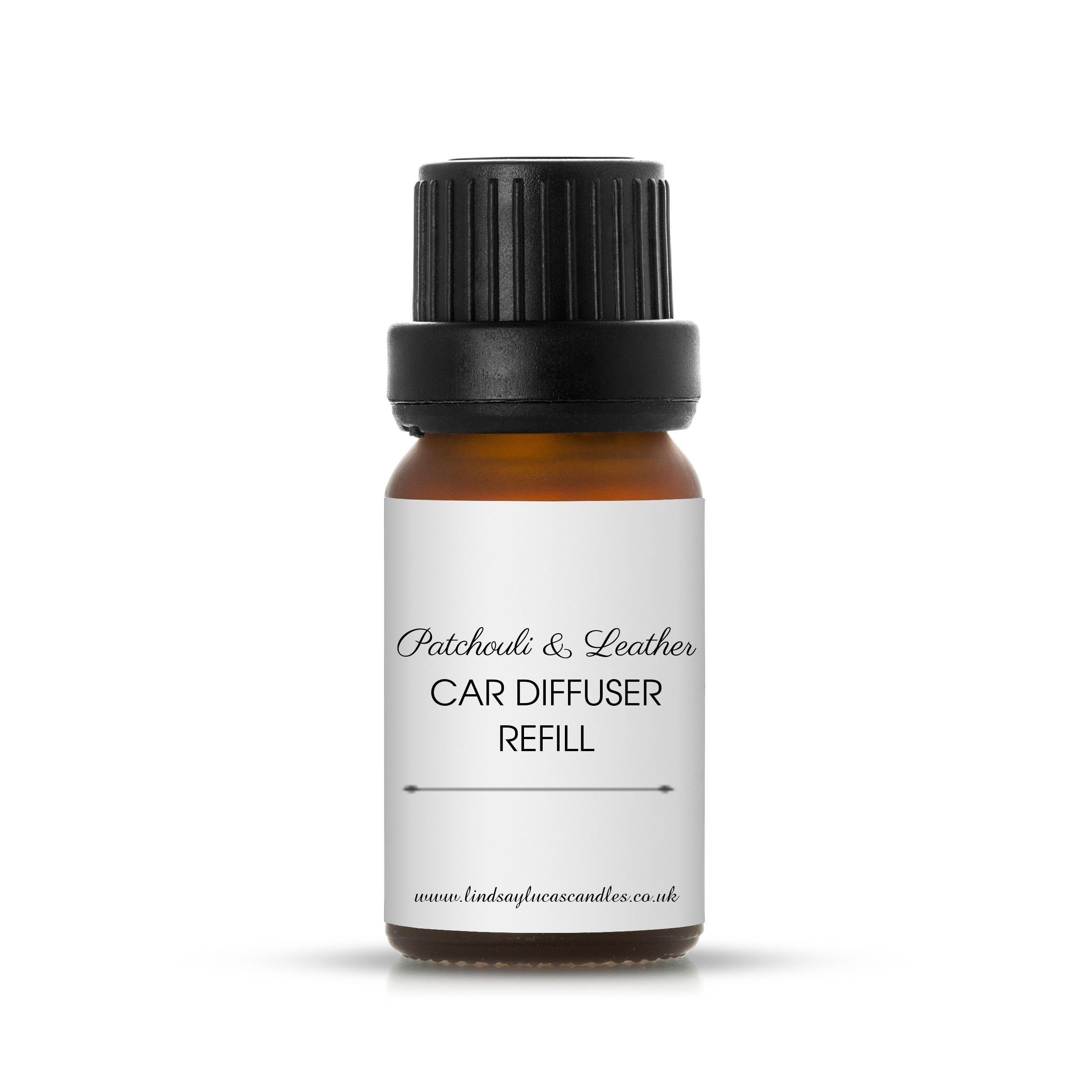 RICARICA DI OLIO Patchouli e pelle per deodorante per auto, ricarica per diffusore auto, profumo per auto, motore, naturale, vegano, ecologico