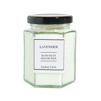 Lavendel Badesalz, entspannendes Badesalz, Salz aus dem Toten Meer, Destress Geschenk, Kräuterbadesalz, natürliches Badesalz