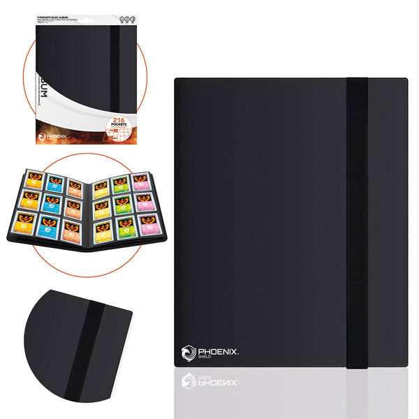 Flex Album For Toploaders 12 Pages (216 Cards) Phoenix Shield©