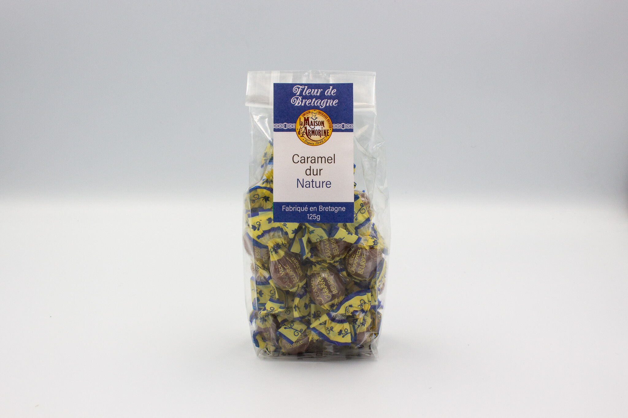 Hard caramel candies - 125g bag - Brittany flower