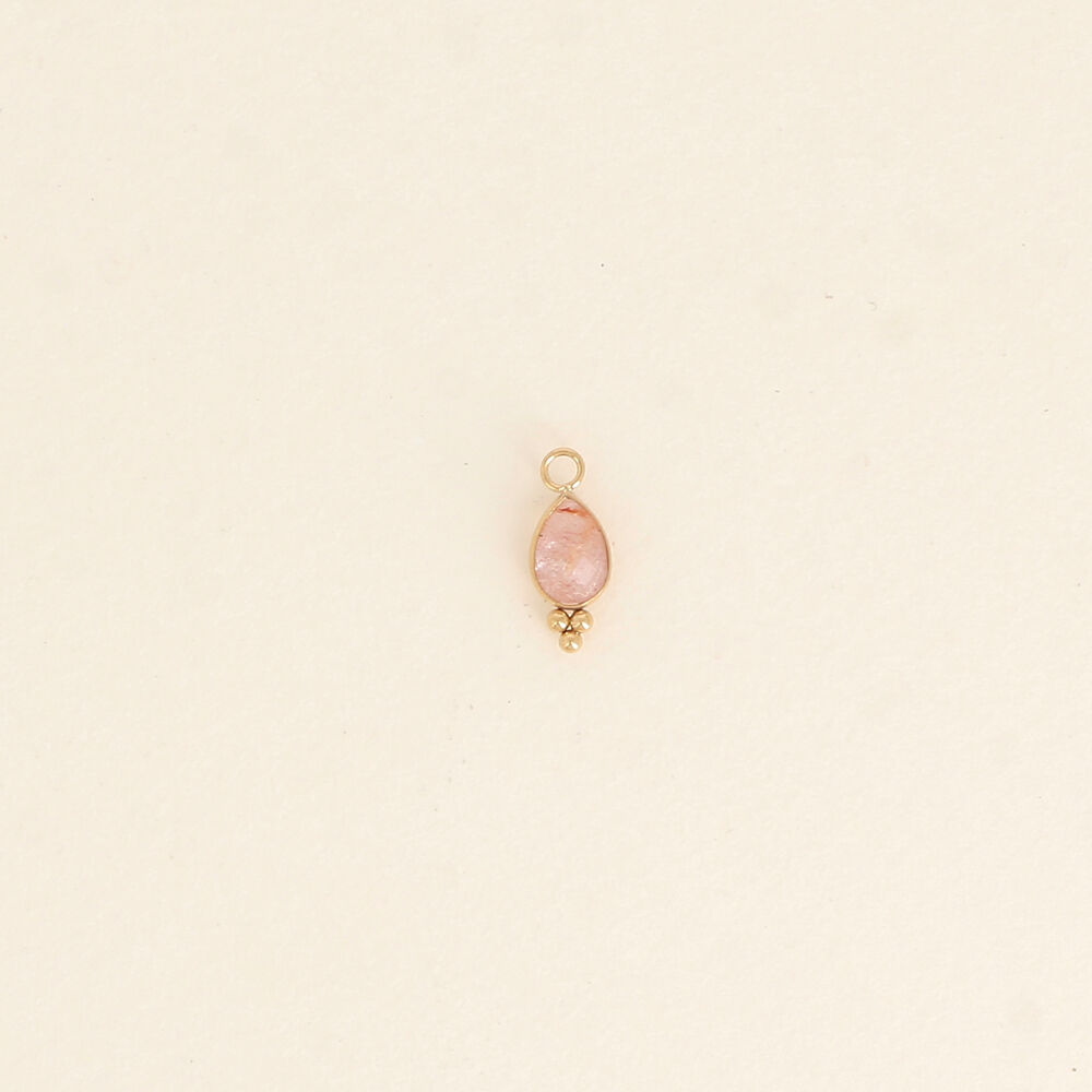 Pendentifs forme goutte en pierre naturelle