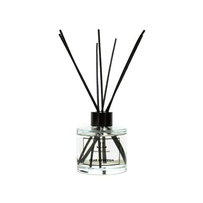 Pear And Freesia REED DIFFUSER Bottle With Sticks, Reed Oil Diffuser, Fresh Prosecco Scented Home Fragrance