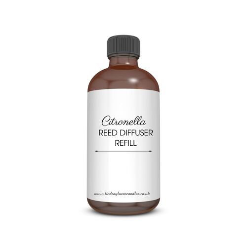 Citronella OIL REFILL For Reed Diffuser, Essential Oil, Fresh Summer Home Fragrance, Citrus Scent, Insect/Bug Repellent, Diffuser Scent