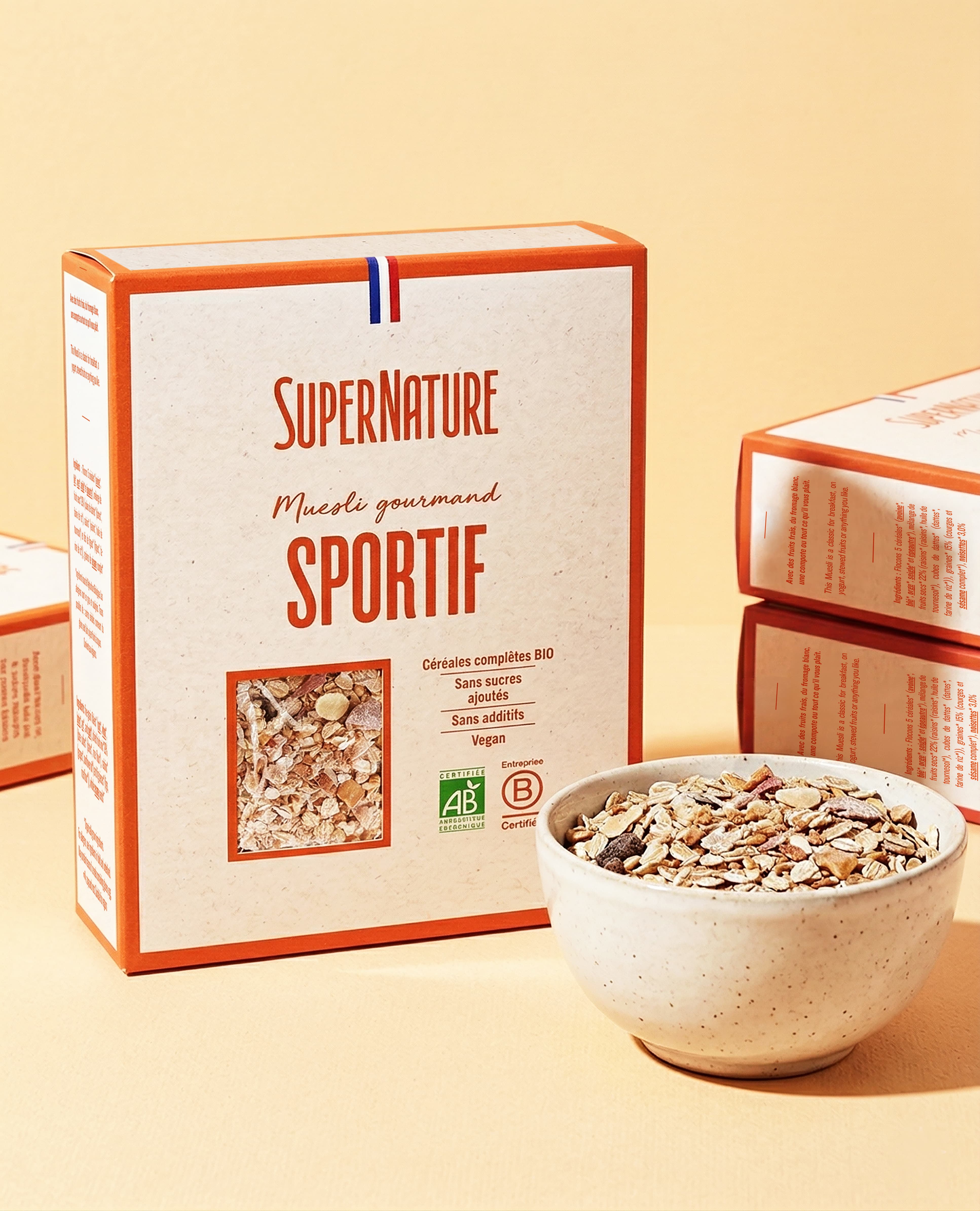 Muesli orgánico para deportistas