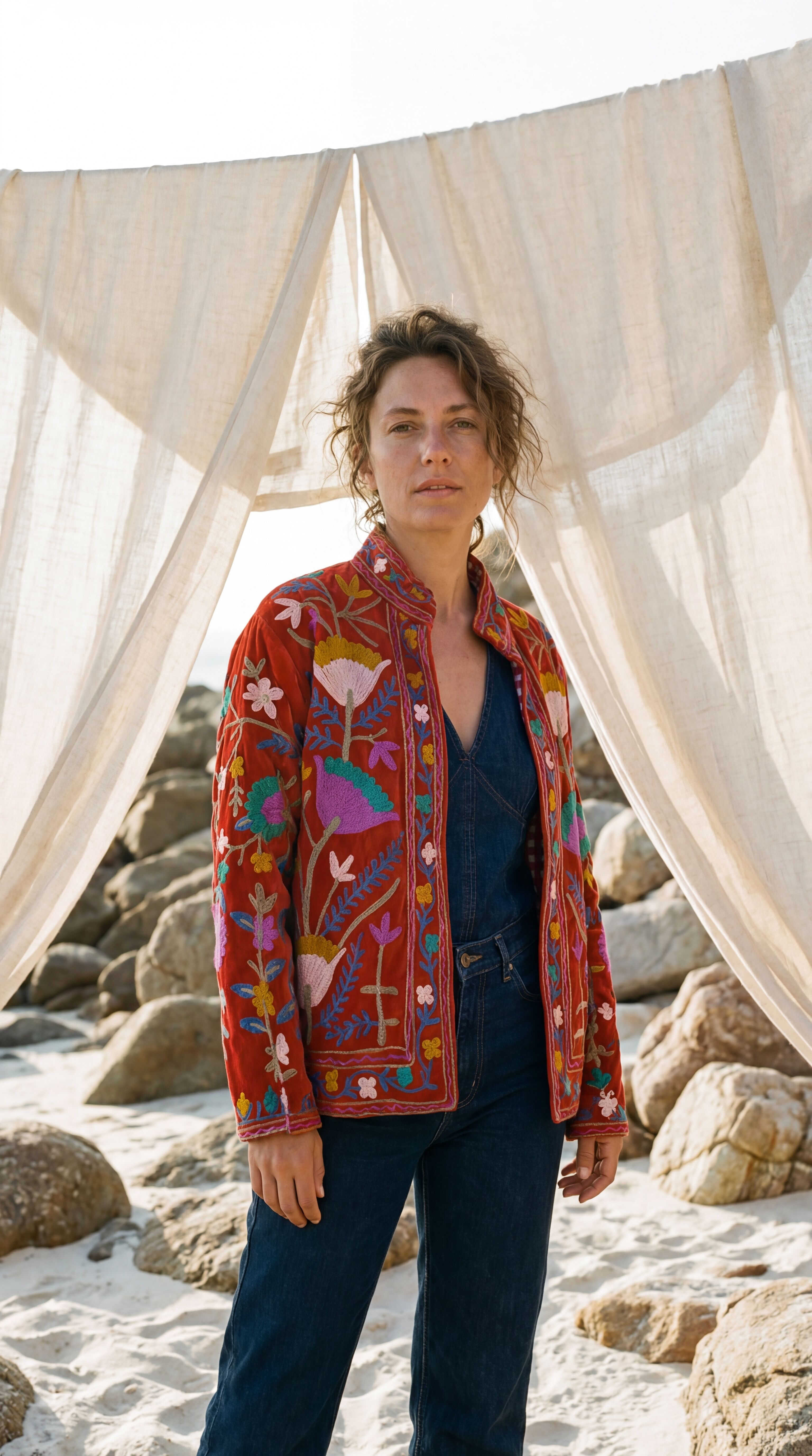 Suzani Velvet Embroidered Jacket Pack – 3pc Pack Artisans