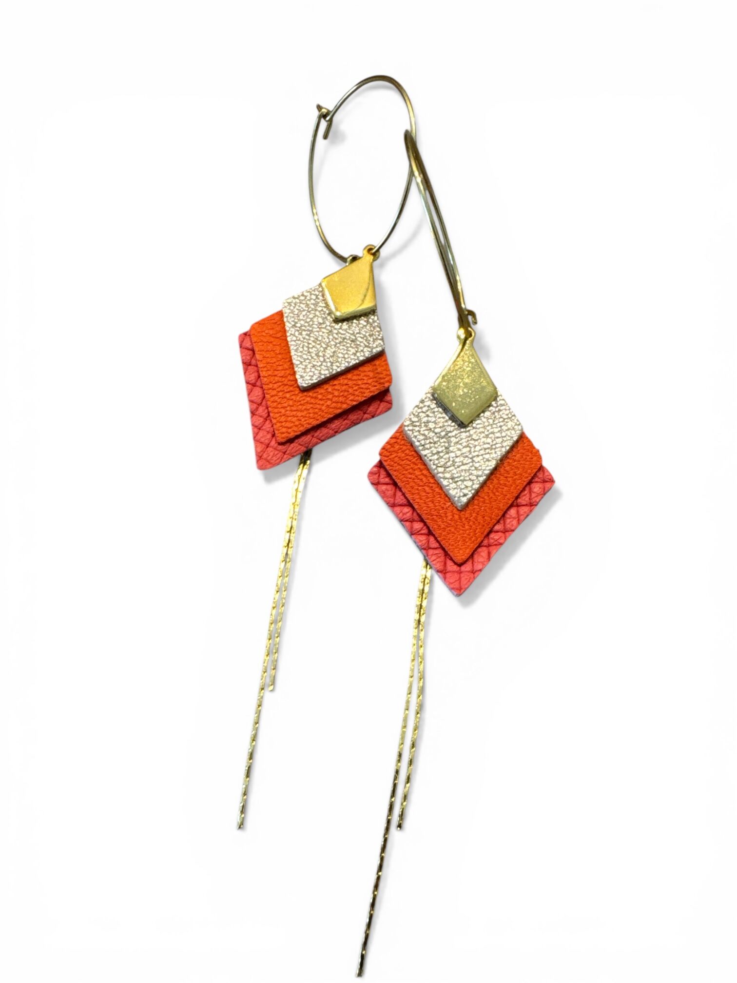 Boucles FIESTA cuir - 7 coloris