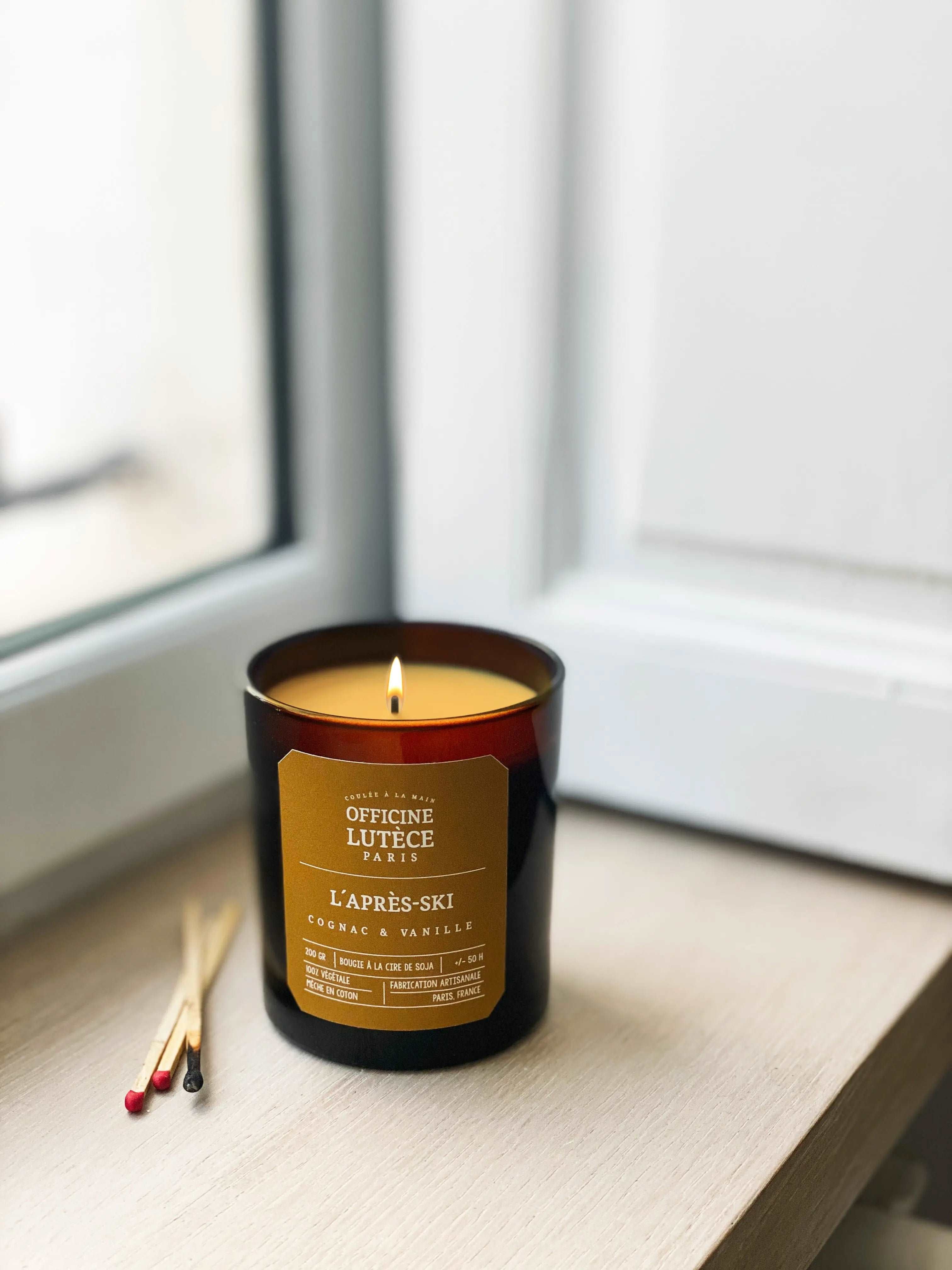 Scented Candle "L'Après-ski" - Cognac and Vanilla