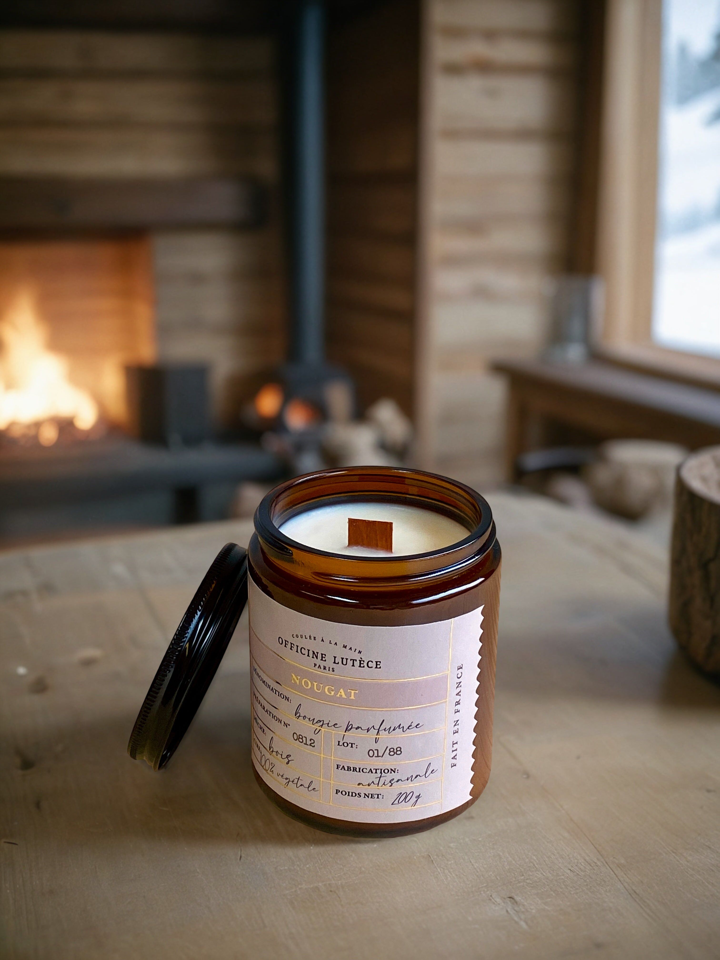 Nougat scented candle