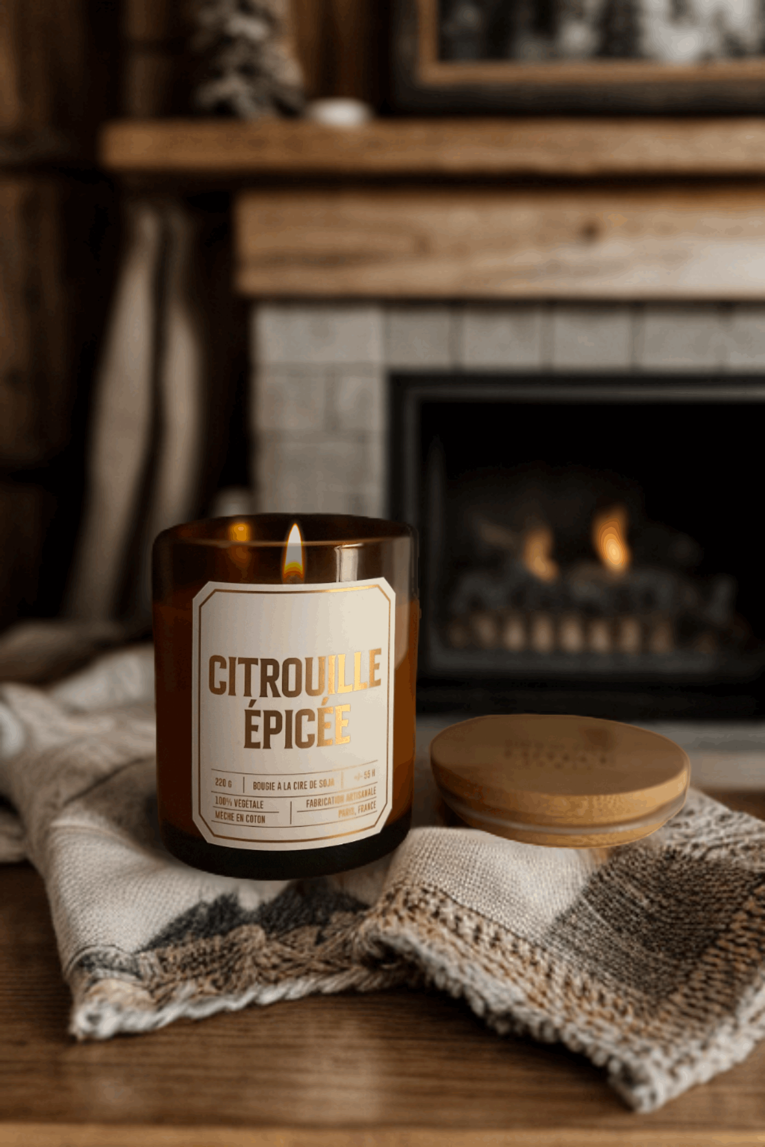 Spiced Pumpkin Scented Candle