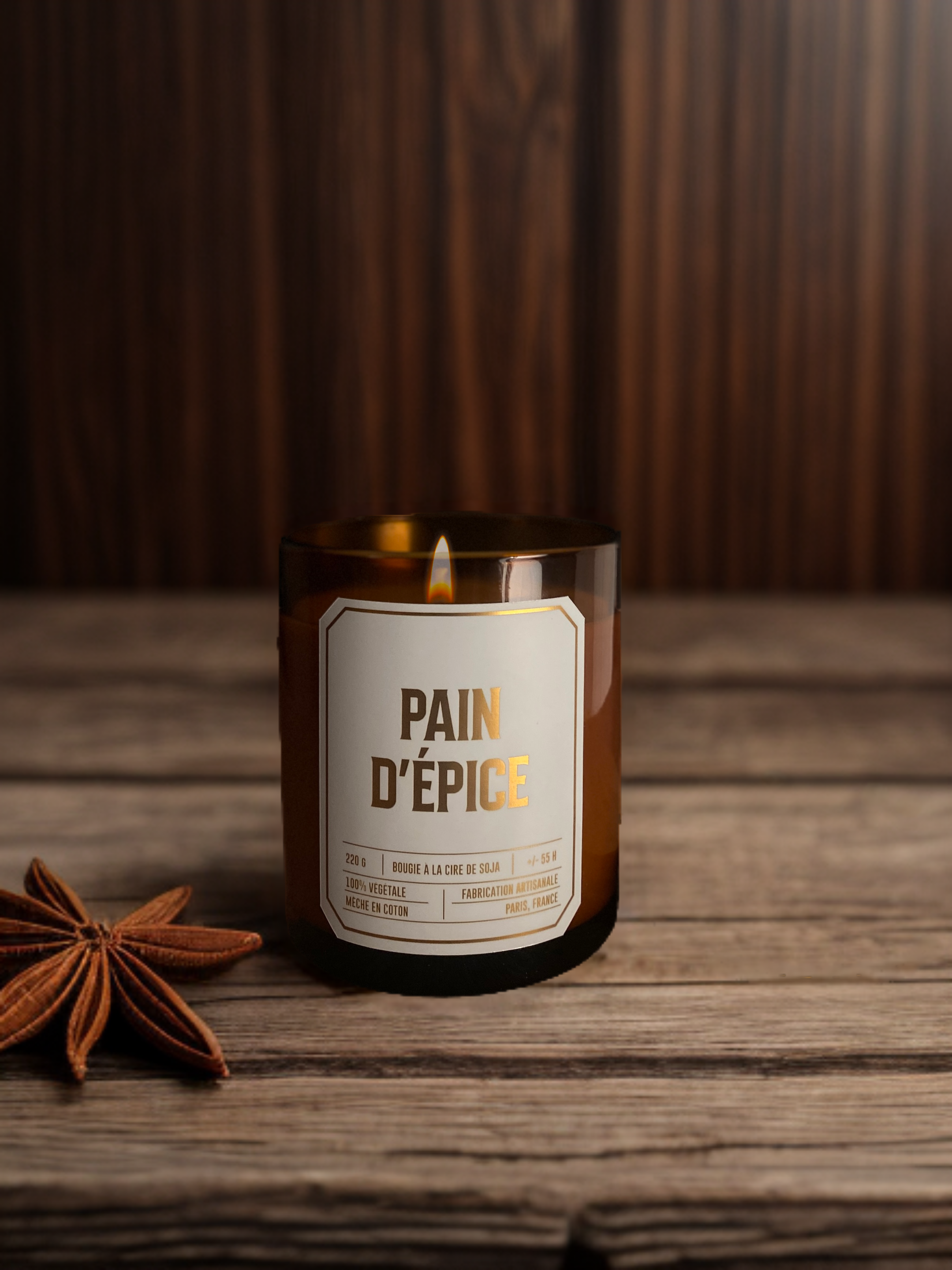 gingerbread scented candle