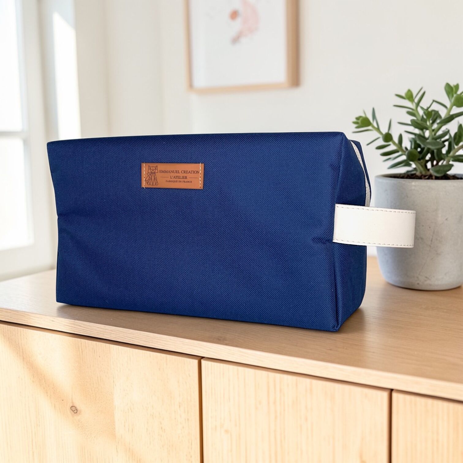 Travel pouch M, "Brooklyn" navy