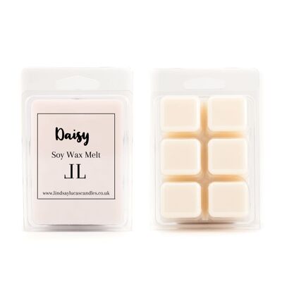 DAISY Soy Wax Melt / Tart, Fusión fuerte con aroma de lujo, Gran cera derretida