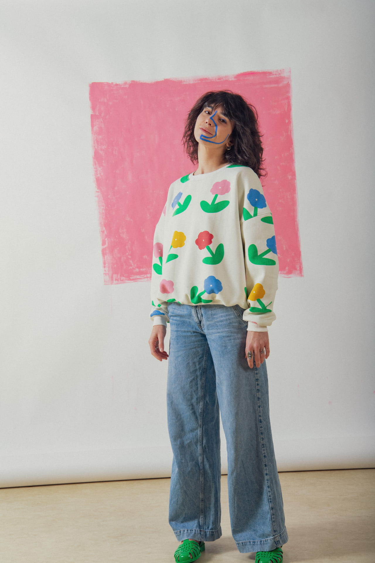Women's Sweatshirt - Multiflower