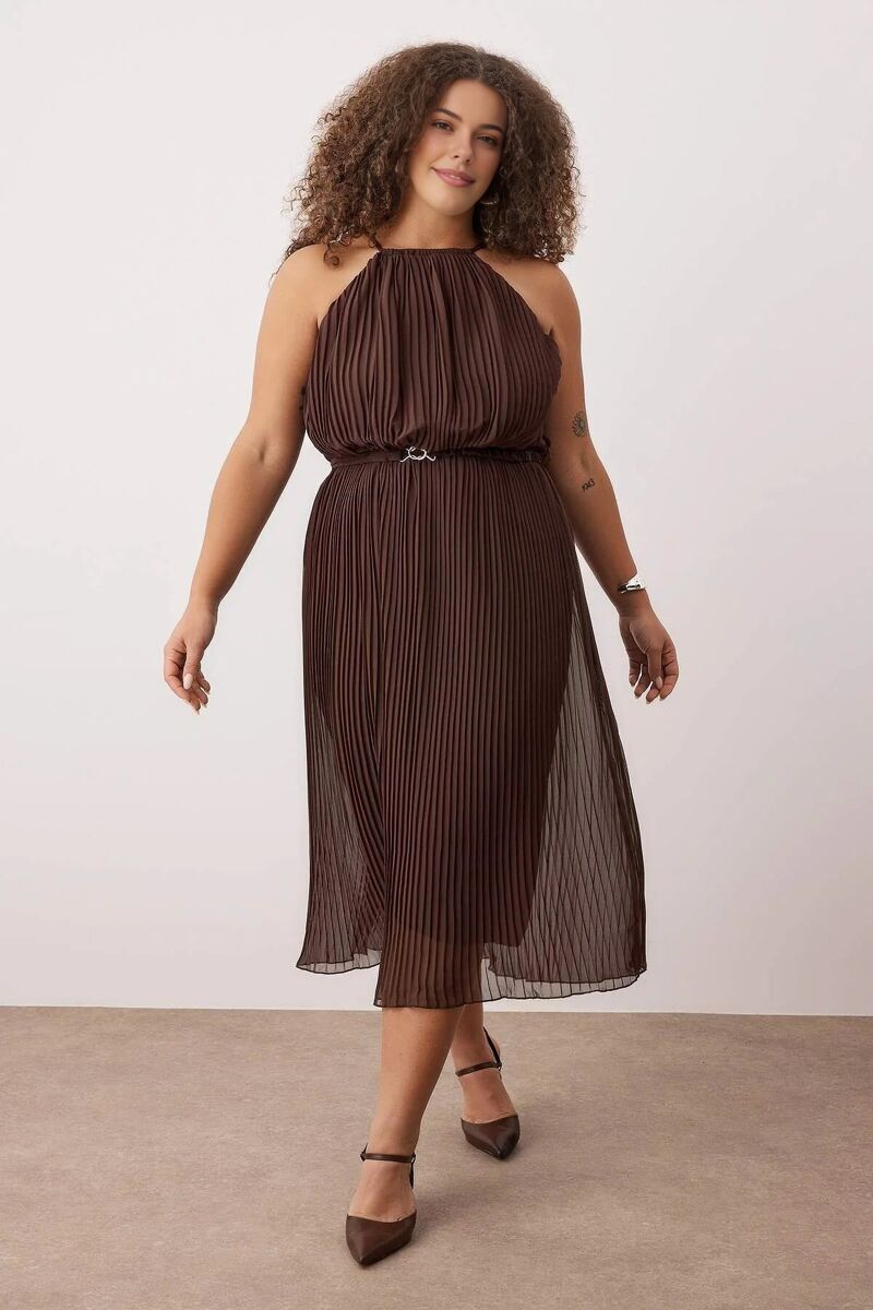 Buy wholesale Bodycon Maxi Length Chiffon Woven Plus Size Dress
