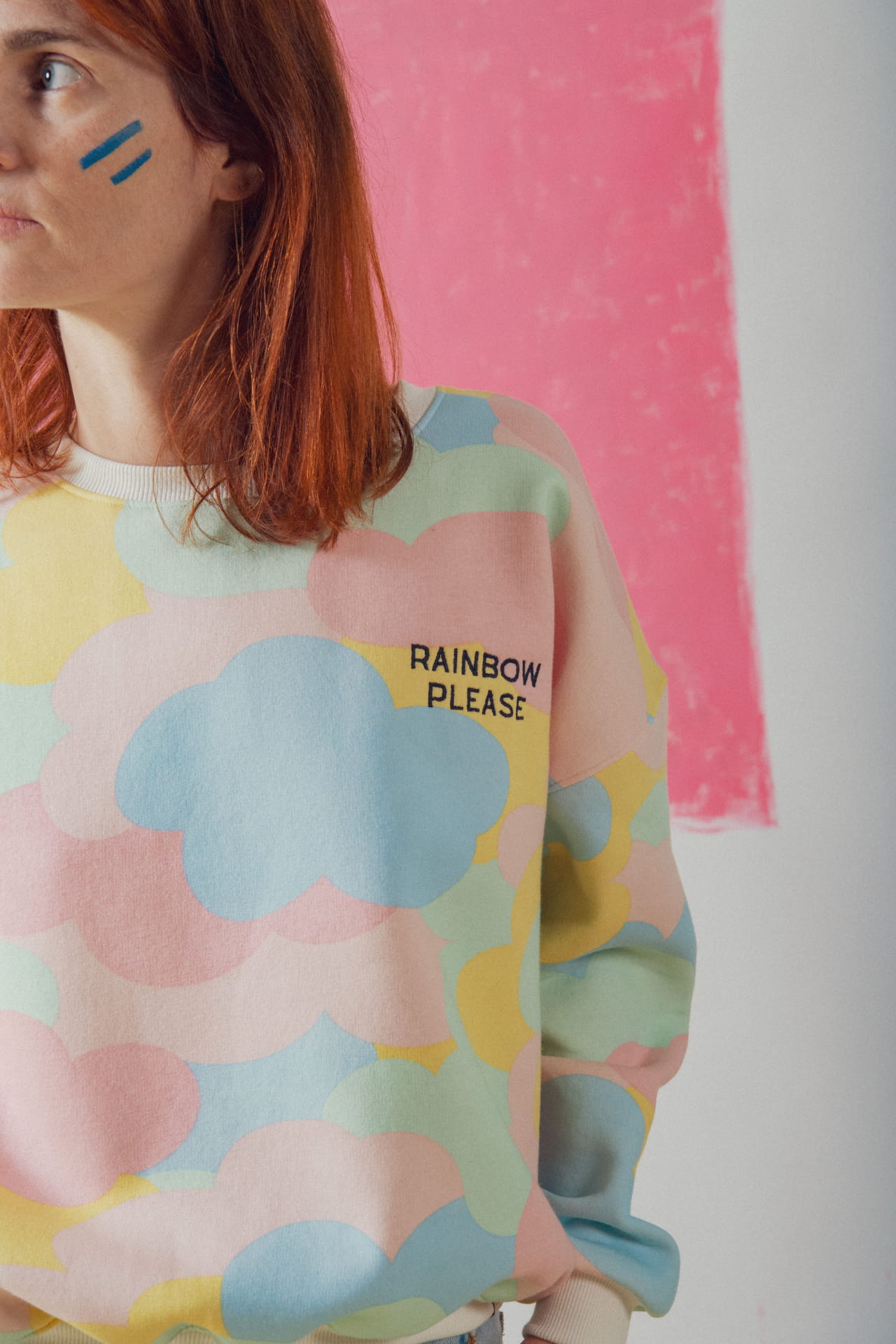 Damen-Sweatshirt – Regenbogen – Ayuna x Chamaye