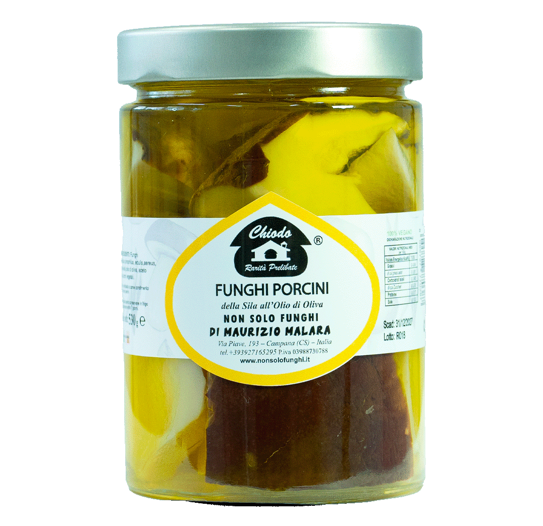 Champignons de Sila à l'huile d'olive (hachés)