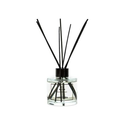 Sweet Pea REED DIFFUSER Flasche mit Stäbchen, femininer Frühlingsduft mit Blumenduft