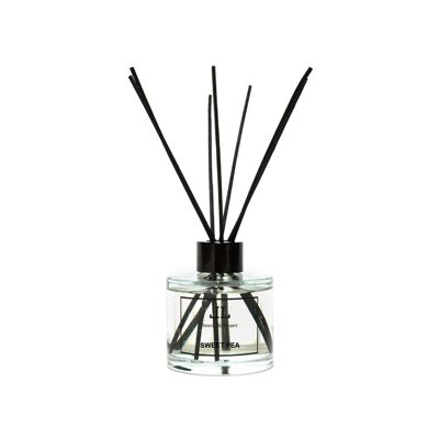 Sweet Pea REED DIFFUSER Bottle With Sticks, Feminine Spring Floral Scented Home Fragrance