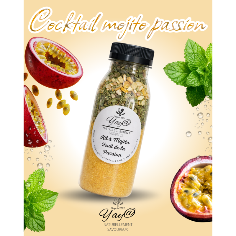 Passion fruit mojito kit - Yaya naturally delicious