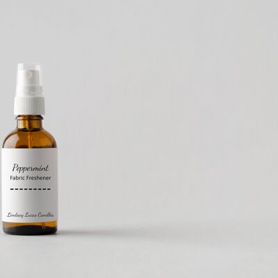 Peppermint Essential Oil Scented Fabric Freshener Deodoriser Spray