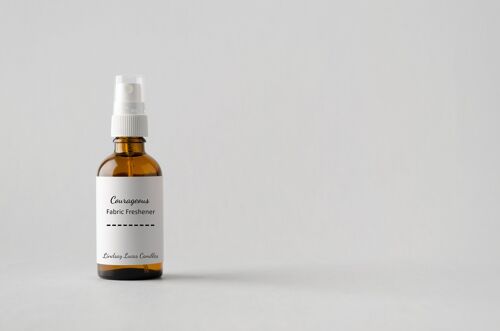 Courageous Scented Fabric Freshener Deodoriser Spray. Masculine/Aftershave/Fresh Type
