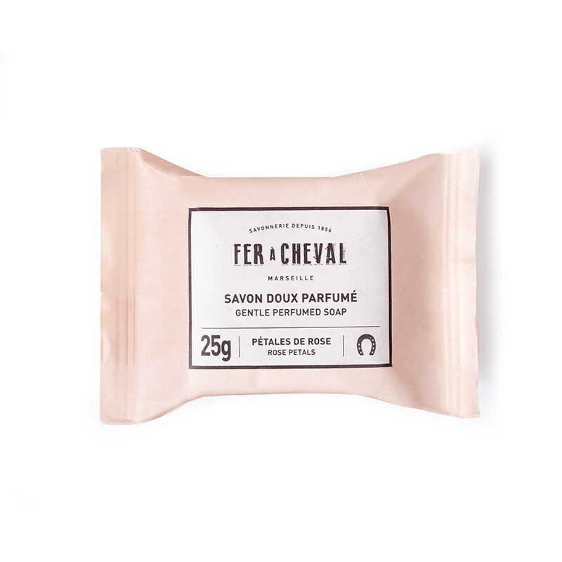 Gentle soap scented with rose petals 25g