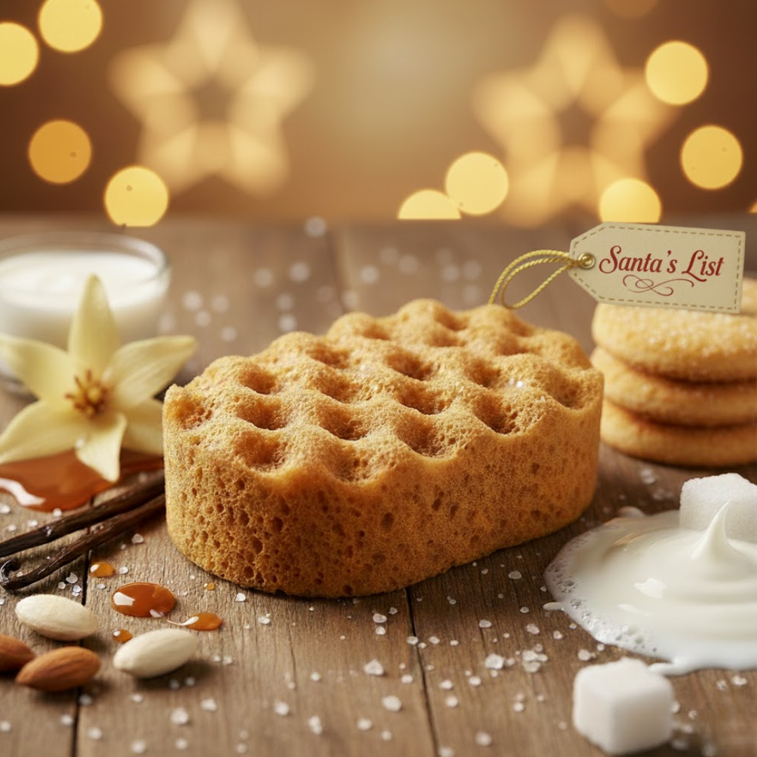 Santas List Soap Sponge