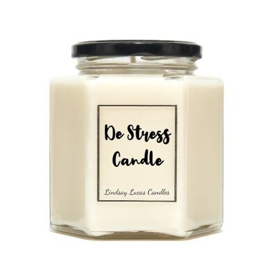 De Stress Relaxing Scented Vegan Soy Candles