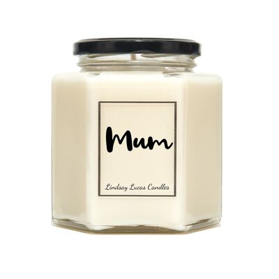 MUM Duftkerze. Geschenk für Mama/Mama/Mama/Mama. Individuelles Muttertagsgeschenk