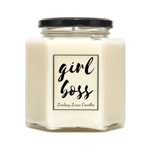 Girl Boss Scented Candle Gift