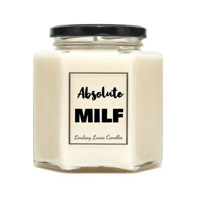 Regalo divertido del día de la madre - Vela perfumada ABSOLUTE MILF. Regalo para ella