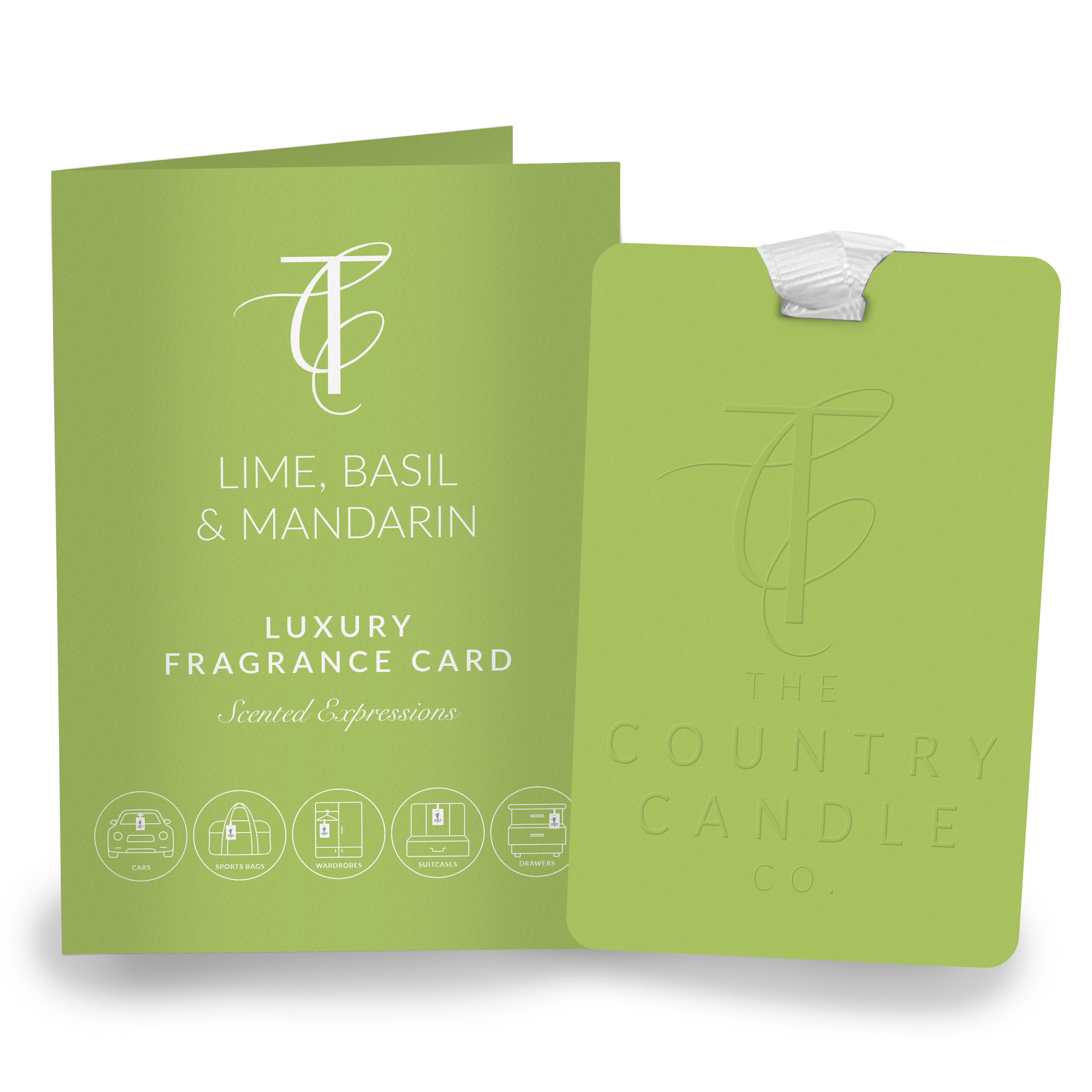 SCENTED EXPRESSIONS-Lime, Basil & Mandarin Fragrance Card