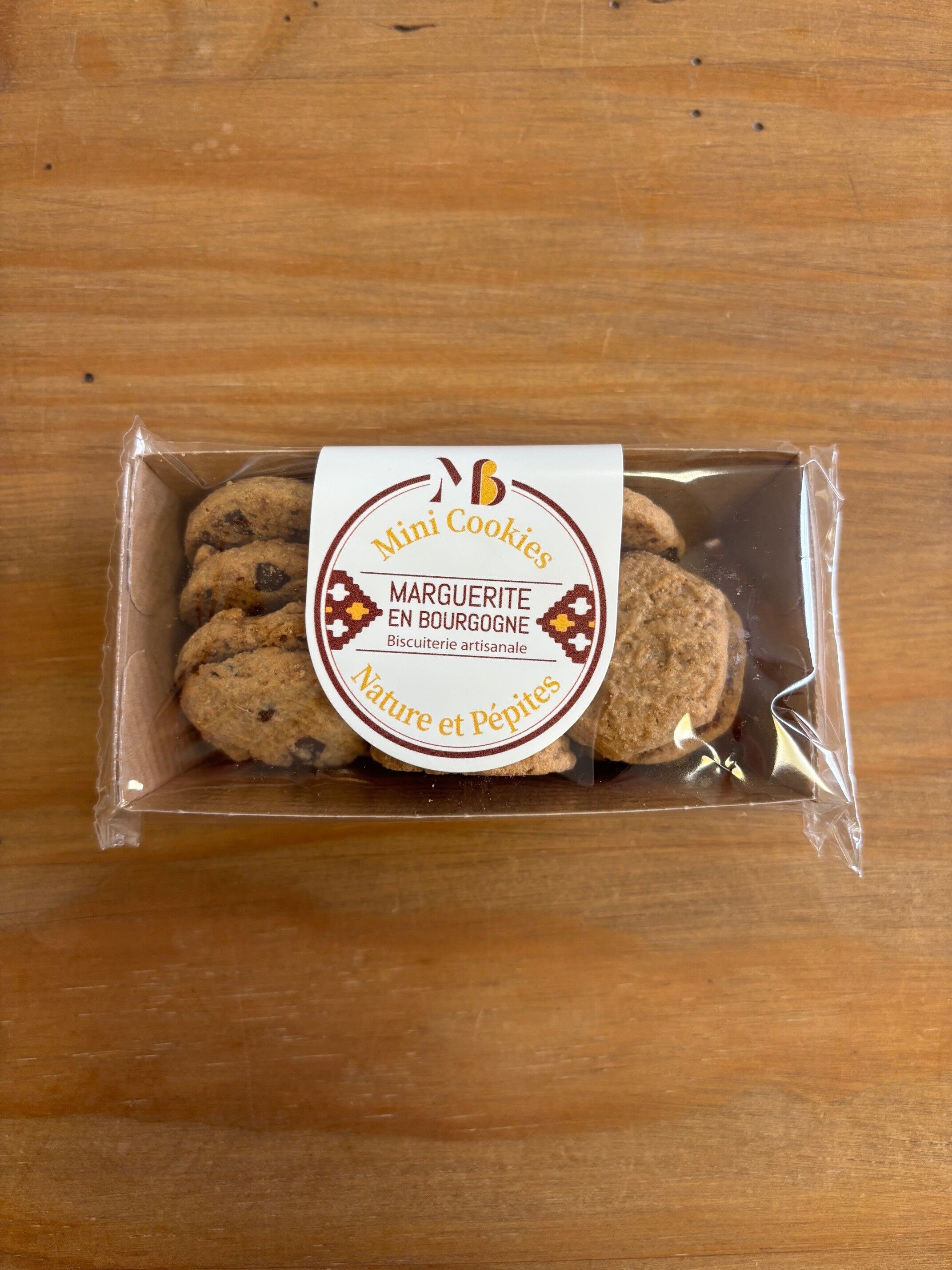 Organic Mini Cookies, Plain and Chocolate Chip - 50g Tray