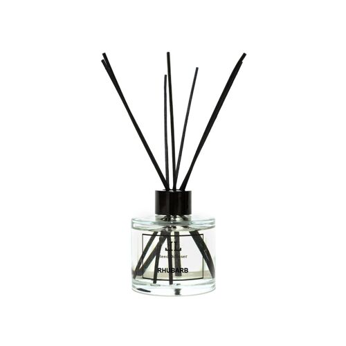 Rhubarb REED DIFFUSER Bottle With Sticks, Strong Fruity Home Fragrance