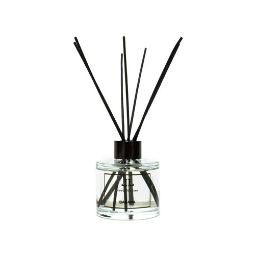 Banana REED DIFFUSER Bottle With Sticks, Reed Oil Diffuser, Sweet and Fruity Home Fragrance