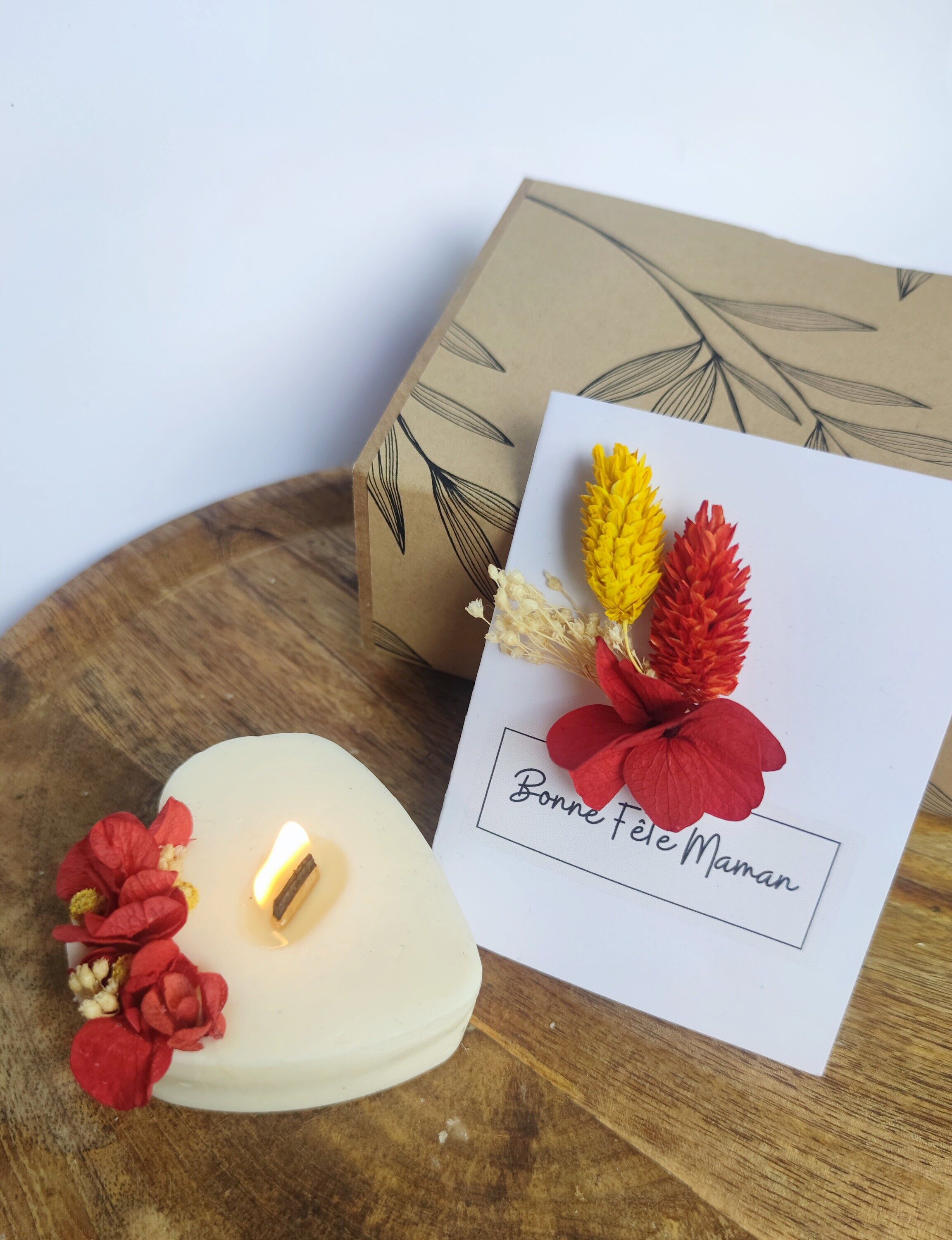 Mother's Day candle gift set