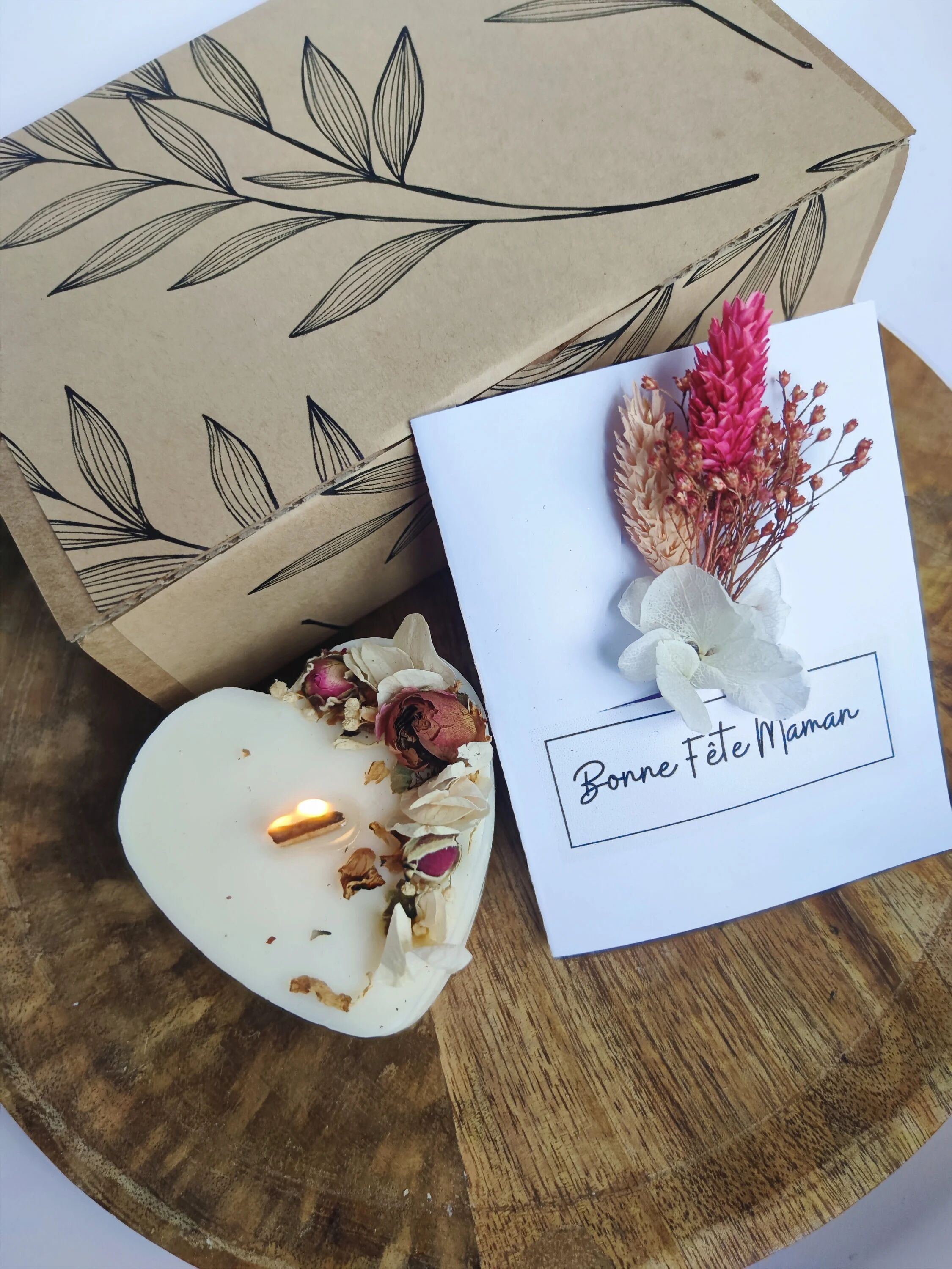 Mother's Day candle gift set