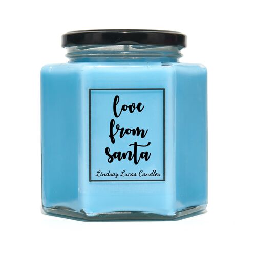 Secret Santa Scented Candle, Christmas Gift For Work Friend
