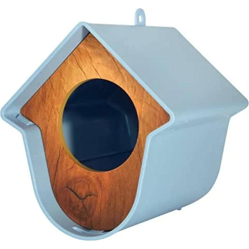 Evie Feeding House Blue - Bird Feeder