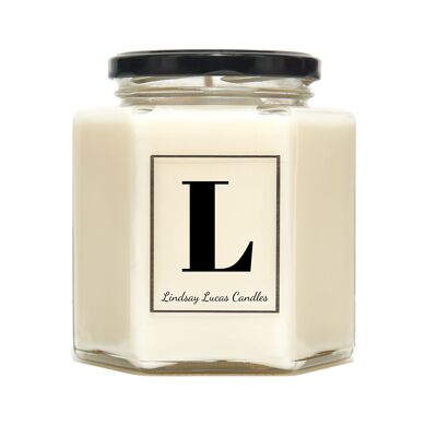 Letter L Alphabet Scented Candle