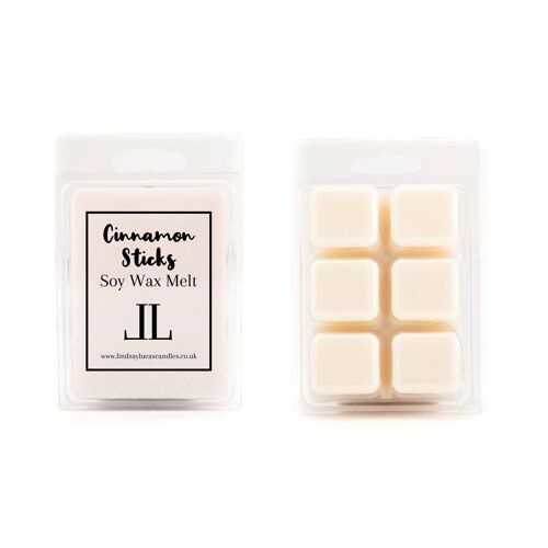 Strong Wax Melts In Cinnamon Scent Hand Poured With Soy Wax CHRISTMAS TYPE