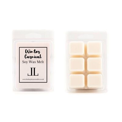 Strong Wax Melts Made With Soy Wax In Winter Funfair Scent