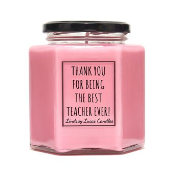 Merci professeur cadeau de fin d'année, bougies parfumées 4
