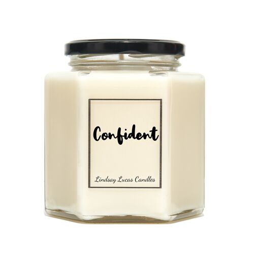 Affirmation Gifts "Confident" Person Gift Vegan Soy Scented Candles