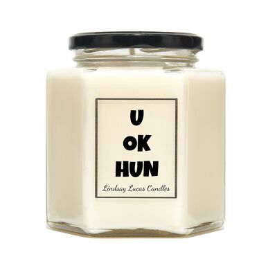 Vela de cotización U OK HUN, regalo para amigo, velas perfumadas, regalo divertido, velas, bromas de Facebook, regalo de broma, regalo sarcástico, vela