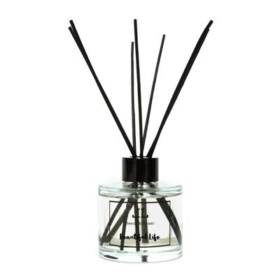 Beautiful Life REED DIFFUSER Bottle With Sticks, Fresh Scented Home Fragrance