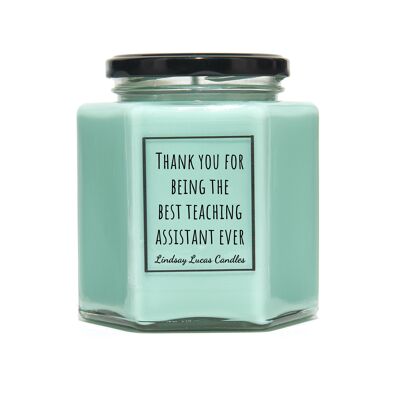 Teaching Assistant Scented Candle Gift, Thank you TA Gift