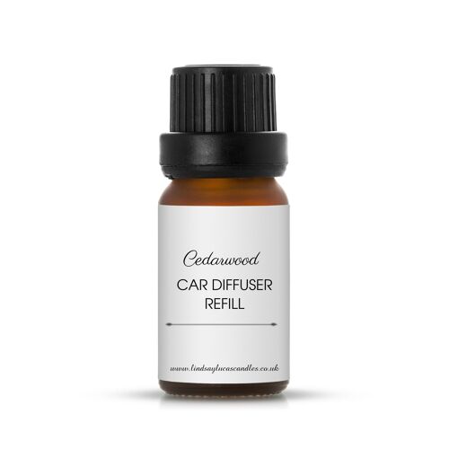 Cedarwood  Car Air Freshener Refill Top Up, Car Diffuser Top Up, Car Perfume, Fragrance, Motor, Natural, Vegan, Eco Friendly, Essential Oils