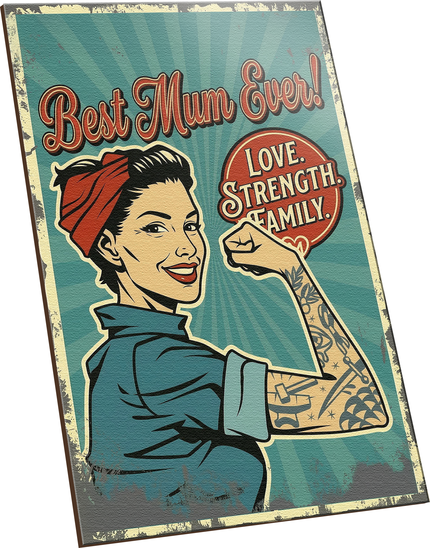 CARTE POSTALE BEST MUM EVER - GALERIE PHOTO