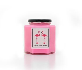 Bougie Flamingo, Décor Flamingo, Cadeau Flamingo, Bougies Parfumées, Cadeau Mignon 3